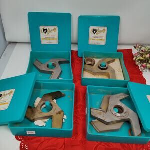 4X GRIZZLY Carbide Tipped Shaper Cutters G1595 G1563 G1564 G1565 See Pictures